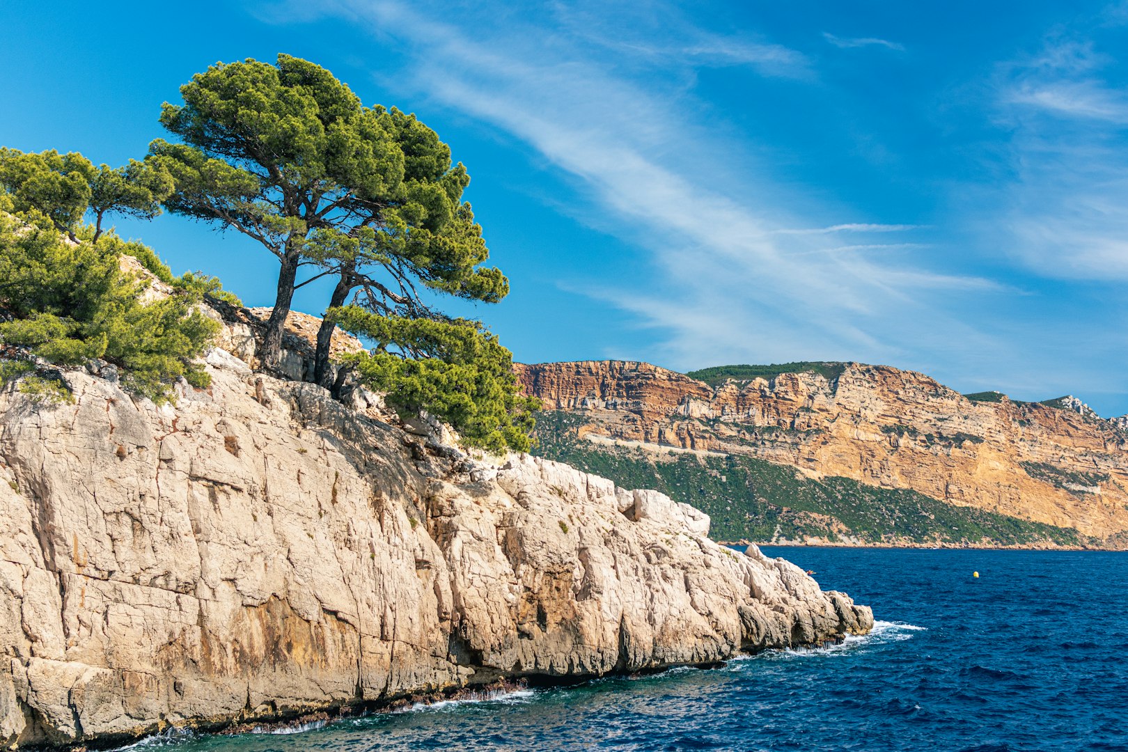 A coastline moment at the French Riviera